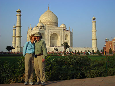 People at Taj Mahal